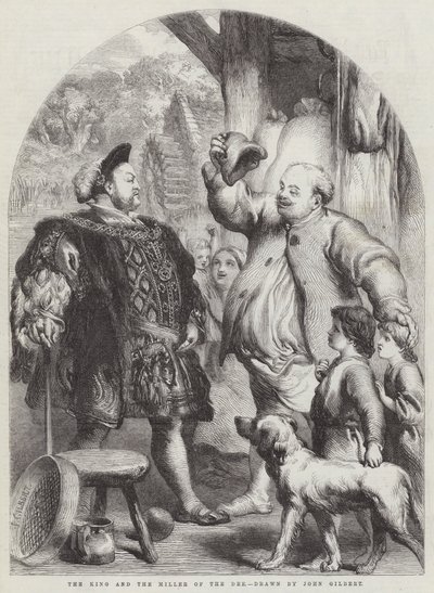 El rey y el molinero de Dee de John Gilbert